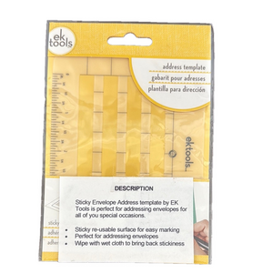 NWT EK Tools Sticky Envelope Address Template